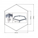 Serre en verre trempé Atrium - 9 m²