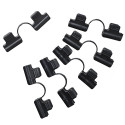 Lot 6 doubles clips de fixation ø 11 mm