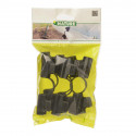 Lot 6 doubles clips de fixation ø 11 mm