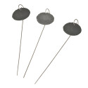 Lot 3 étiquettes pour plantes en ardoise