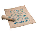 Lot de 2 sacs en toile de jute 33 L