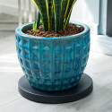 Support pot de fleur rond