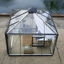 Serre en verre trempé Oasis 8.8 m²