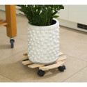 Support pot de fleur en bois