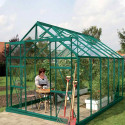 Serre en verre trempé Uranus 9.70 m²