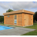 garage moderne en bois 17m