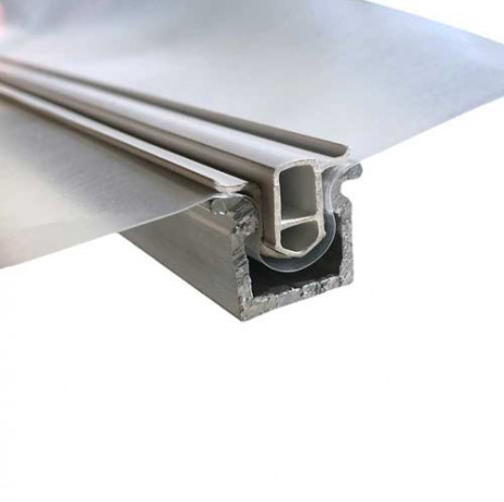 Barre de clips aluminium - Longueur 2 x 2.50 m - Atout loisir