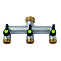 Robinet laiton 3 sorties