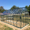 Serre en verre trempé ALOÉ 14.40 m²