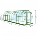 Dimensions Serre en verre trempé ALOÉ 14.40 m²