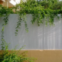 Canisse occultante en PVC BLANC