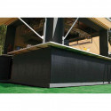Canisse en PVC noir - 90% d'occultation