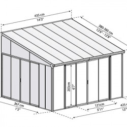 Véranda San Remo 15.60 m²