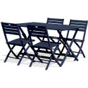 Kit MARIUS en aluminium table pliante 140x80 cm