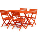 Kit MARIUS en aluminium table pliante 140x80 cm