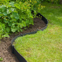 Bordure de jardin en polyéthylène recyclé H 7,5 cm x 10 m en rouleau