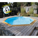 Piscine Océa 510 Beige + Robotclean Accu OFFERT