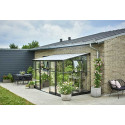 Serre adossée polycarbonate 6 mm et verre trempé 3 mm surface 7.10 m²