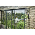 Serre adossée polycarbonate 6 mm et verre trempé 3 mm surface 7.10 m²