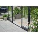 Serre adossée polycarbonate 6 mm et verre trempé 3 mm surface 7.10 m²