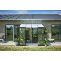 Serre adossée verre trempé et polycarbonate 4.70m²
