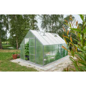 Serre de jardin verre polycarbonate 9.9m²