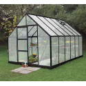 Serre de jardin verre polycarbonate 9.9m²