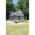 Serre de jardin verre polycarbonate 9.9m²