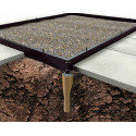 Serre de jardin verre polycarbonate 9.9m²