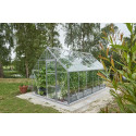 Serre de jardin en verre horticole 9.9m²