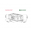 Serre de jardin Grande Oasis 13 m²