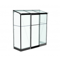 Serre adossée 1.20m² verre trempé