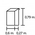 Serre de jardin Urban Balcony en verre trempé 0.16 m²