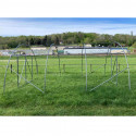 Volière Bastide largeur 5.40m pas à 1m structure nue