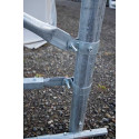 Abri tunnel Deschamps largeur 9.30m pas à pas 1.50m hauteur 3.95m