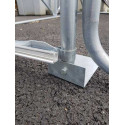 Abri tunnel Deschamps largeur 9.30m pas à pas 1.50m hauteur 3.95m