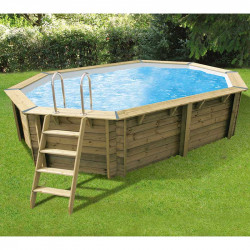 Piscine Océa 355 x 550 + pompe à chaleur Heatermax Compact 20 pour 1€ de plus