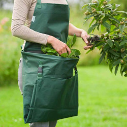 tablier de jardinage avec poche rabattable