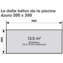 piscine sunwater 200 x 350