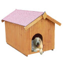 Niche pour petit chien en bois, 0.77m²