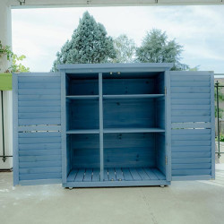Armoire de rangement bleue - 0,25 m³