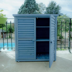 Armoire de rangement bleue - 0,25 m³