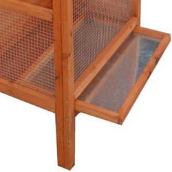 Cage à oiseaux en bois Padda