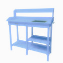 Table multi-usages en bois - hauteur 121 cm