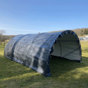 Abri tunnel largeur 4 m pas à 1 m