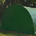 Abri tunnel pieds droits largeur 4 m pas à 1.50 m