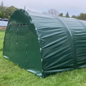 Abri tunnel pieds droits largeur 4 m pas à 1.50 m