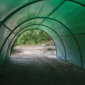 Abri tunnel pieds droits Bastide largeur 4 m pas à 1 m