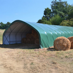 Abri tunnel largeur 9.20 m sans façade