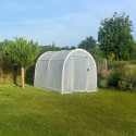 Serre tunnel Deschamps largeur 2 m pas à 1.50 m